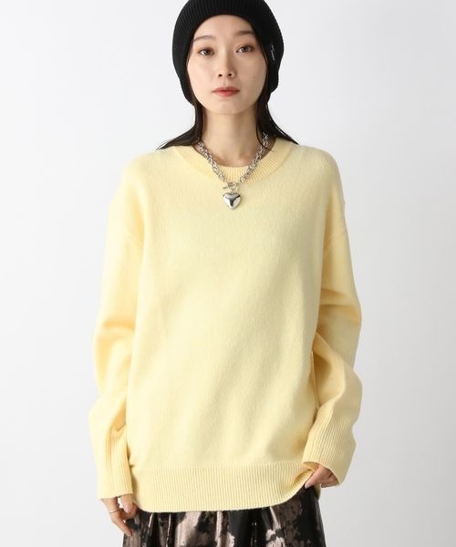 The Black Eyed Peasレディースライトブルー JEANASIS（ジーナシス）の「ウールブレンドブライトクルーネック