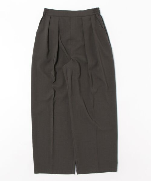 CLOCHE（クロシェ）の「【ＣＬＯＣＨＥ】Ｒｅｆｌａｘ　ＥＣＯウェザーストレッチテーパードパンツ（その他パンツ・レディース・ブラック/チャコールグレー・FREE）」の6枚目の写真