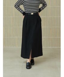 ネップツイードタックスカート 【低身長・小柄女性】