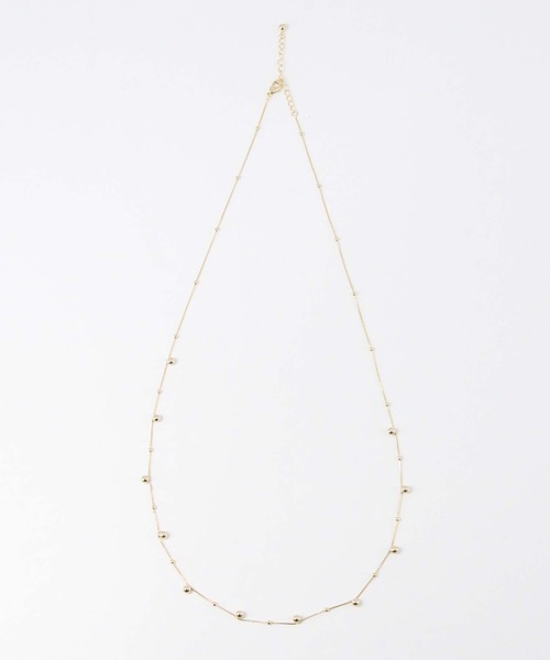 Gready Brilliant（グレディブリリアン）の「ボールパーツネックレス（ネックレス・レディース・ゴールド・FREE）」の4枚目の写真