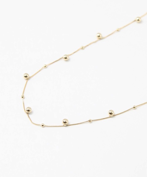 Gready Brilliant（グレディブリリアン）の「ボールパーツネックレス（ネックレス・レディース・ゴールド・FREE）」の5枚目の写真