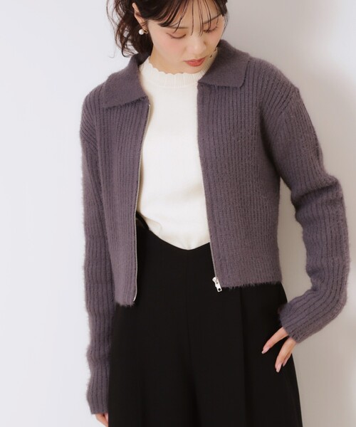 【セール】【華奢見せが叶う】サス付き裏起毛ジョーゼットワイドパンツ（その他パンツ）｜couture brooch（クチュールブローチ）