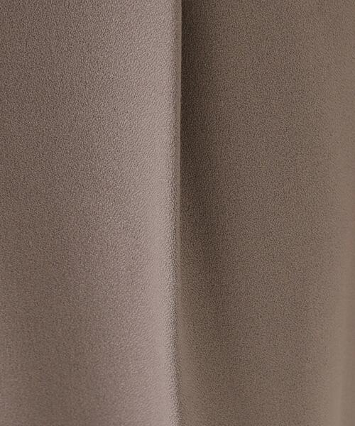 【セール】【華奢見せが叶う】サス付き裏起毛ジョーゼットワイドパンツ（その他パンツ）｜couture brooch（クチュールブローチ）