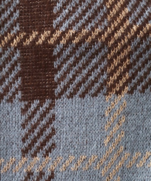 Art re A select（アトリエセレクト）の「総柄モヘアライクニットVネックカーディガン（カーディガン/ボレロ・メンズ・グレー系その他/ブラウン系その他/ベージュ系その他/ブルー系その他・M/L/XL）」の14枚目の写真