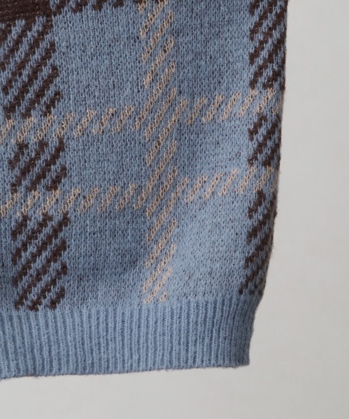 Art re A select（アトリエセレクト）の「総柄モヘアライクニットVネックカーディガン（カーディガン/ボレロ・メンズ・グレー系その他/ブラウン系その他/ベージュ系その他/ブルー系その他・M/L/XL）」の13枚目の写真