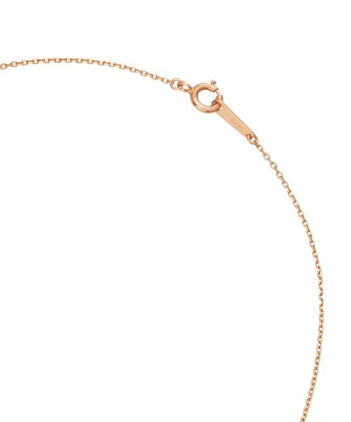 Canal 4℃(カナルヨンドシー)の「シルバー リボン ネックレス(ネックレス・レディース・ピンクゴールド・FREE)」の3枚目の写真