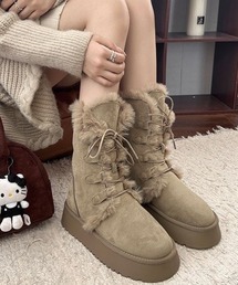 AsRiRe（アスリレイ）の「2way フェイクファームートンブーツ（ブーツ）」