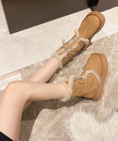 セール】2way フェイクファームートンブーツ（ブーツ）｜AsRiRe