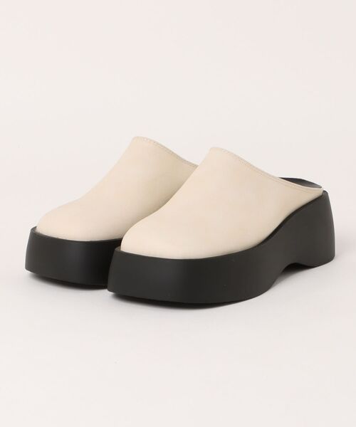 Didot.showroom（ディドット ショールーム）の「バルキーサボローファー（スリッポン・レディース・ブラック/アイボリー/ベージュ・24.5cm/24cm/23.5cm/23cm/22.5cm/25cm）」の19枚目の写真