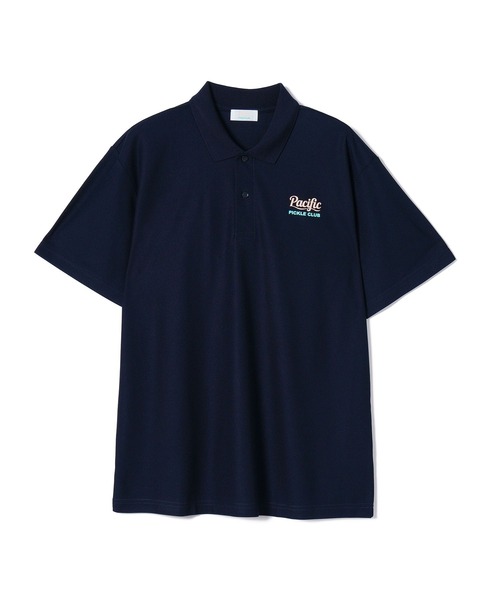 Pacific PICKLE CLUB（パシフィックピックルクラブ）の「PPC COLLEGE LOGO POLO（ポロシャツ・メンズ・ネイビー/ホワイト・XL/M/L/S）」の5枚目の写真