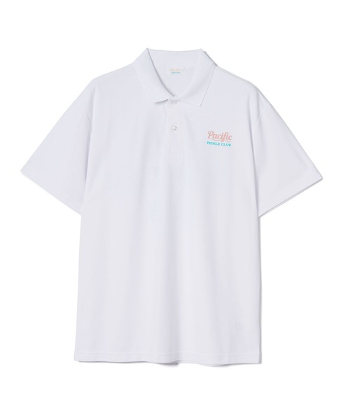 Pacific PICKLE CLUB（パシフィックピックルクラブ）の「PPC COLLEGE LOGO POLO（ポロシャツ・メンズ・ネイビー/ホワイト・XL/M/L/S）」の6枚目の写真