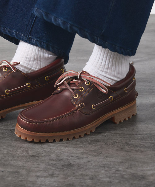 ティンバーランド スリーアイクラシック モカシン デッキシューズ 3eye Timberland/ティンバーランド】Authentics 3 Eye Classic/3EYE