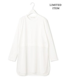 【WEB限定・洗える】 シアージャージーコンビ カットソー