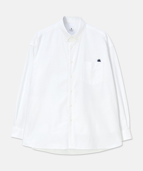 LANVIN en Bleu(ランバンオンブルー)の「【LANVIN en Bleu ESSENTIAL】PRECHEURS / ワイドフィット BDシャツ(シャツ/ブラウス・メンズ・ホワイト/サックスブルー・MEDIUM/LARGE/X-LARGE)」の20枚目の写真