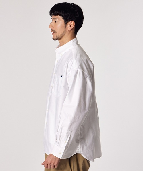 LANVIN en Bleu(ランバンオンブルー)の「【LANVIN en Bleu ESSENTIAL】PRECHEURS / ワイドフィット BDシャツ(シャツ/ブラウス・メンズ・ホワイト/サックスブルー・MEDIUM/LARGE/X-LARGE)」の17枚目の写真