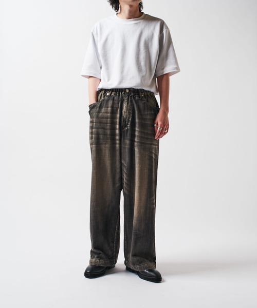 Lui's（ルイス）の「FADEイージーバギーデニムパンツ（デニム