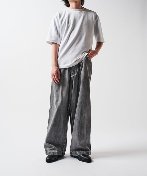 Lui's（ルイス）の「FADEイージーバギーデニムパンツ（デニムパンツ・メンズ・ライトグレー/ブラック・S/M）」の17枚目の写真