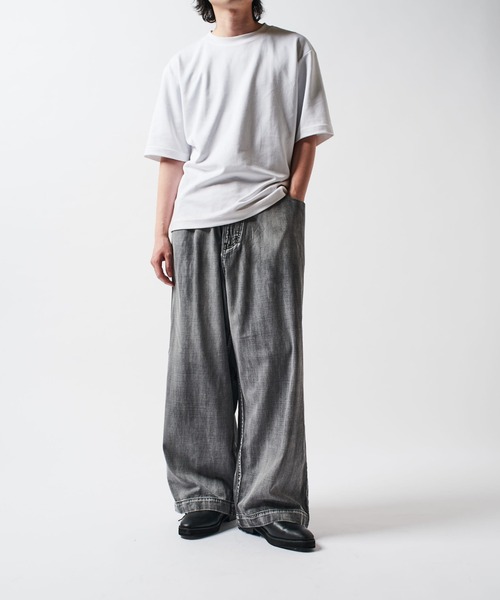 watapo ⭐️ルイス　FADEイージーバギーデニムパンツ　25SS セール】FADEイージーバギーデニムパンツ（デニムパンツ