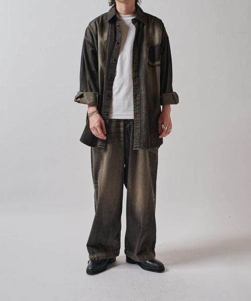 watapo ⭐️ルイス　FADEイージーバギーデニムパンツ　25SS Lui's（ルイス）の「FADEイージーバギーデニムパンツ（デニム