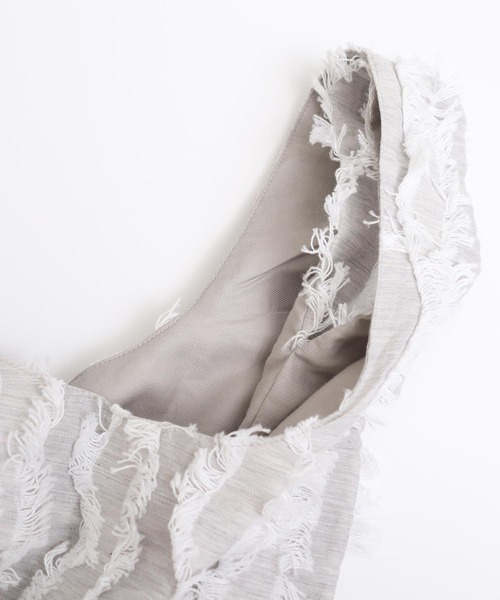 I am I in fact...（アイアムアイインファクト）の「●WAVE CUTJQ バッグ（ハンドバッグ・レディース・グレー/ネイビー・FREE）」の16枚目の写真