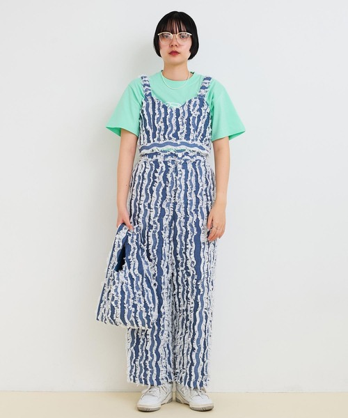 I am I in fact...（アイアムアイインファクト）の「●WAVE CUTJQ バッグ（ハンドバッグ・レディース・グレー/ネイビー・FREE）」の11枚目の写真