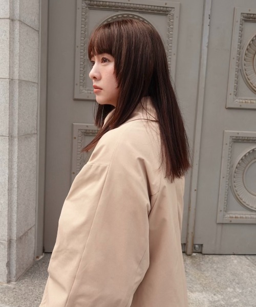 INTER FACTORY（インターファクトリー）の「Risako Sugaya - トレンチコート made in INTERFACTORY（トレンチコート・レディース・ベージュ/カーキ・FREE）」の12枚目の写真