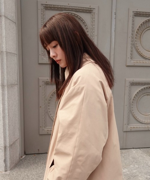 INTER FACTORY（インターファクトリー）の「Risako Sugaya - トレンチコート made in INTERFACTORY（トレンチコート・レディース・ベージュ/カーキ・FREE）」の13枚目の写真