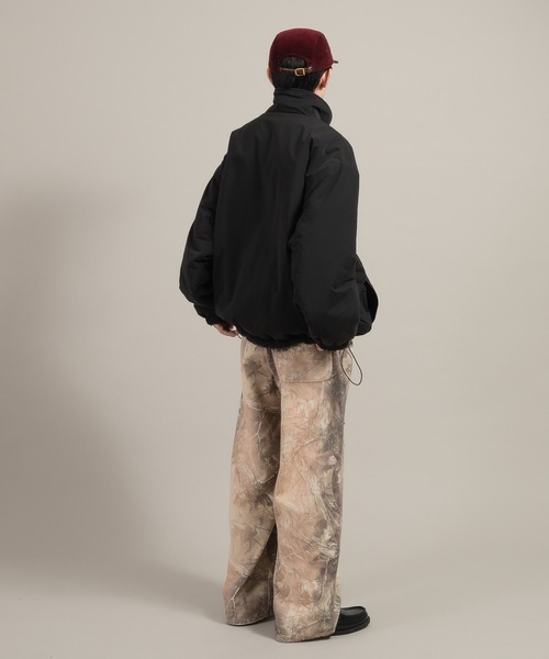 Perushu(ペルーシュ)の「リバーシブルボアブルゾン(ブルゾン・メンズ・ベージュ/レンガ/ブラック・LARGE/MEDIUM)」の14枚目の写真
