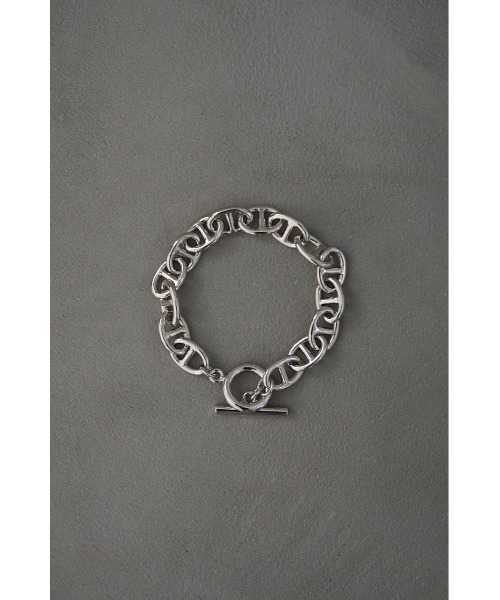 AZUL by moussy（アズールバイマウジー）の「ANCHOR CHAIN BRACELET（ブレスレット・メンズ・ゴールド/アンティークシルバー/ブラック/シルバー・FREE）」の12枚目の写真