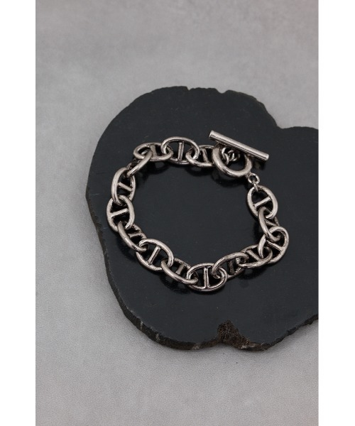 AZUL by moussy（アズールバイマウジー）の「ANCHOR CHAIN BRACELET（ブレスレット・メンズ・ゴールド/アンティークシルバー/ブラック/シルバー・FREE）」の18枚目の写真