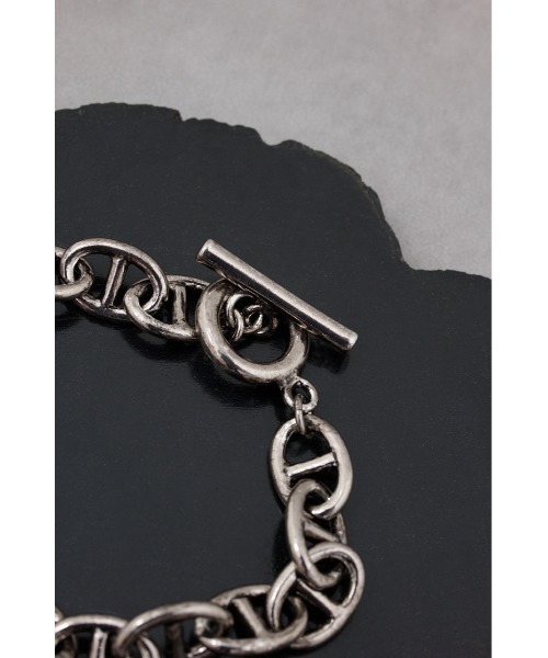 AZUL by moussy（アズールバイマウジー）の「ANCHOR CHAIN BRACELET（ブレスレット・メンズ・ゴールド/アンティークシルバー/ブラック/シルバー・FREE）」の20枚目の写真