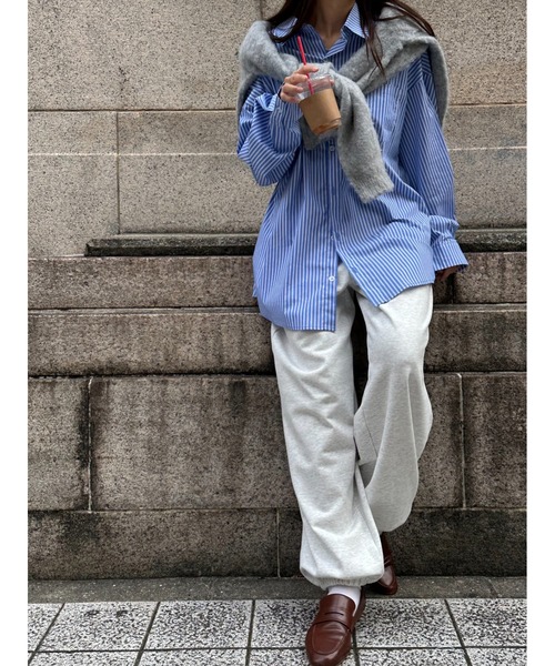 ulu（ウル）の「Easy sweat pants（スウェットパンツ・レディース・グレー・FREE）」の11枚目の写真