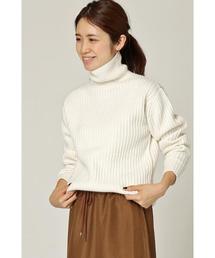 IENA | CASHMERE リブタートルニットプルオーバー◆(ニット/セーター)