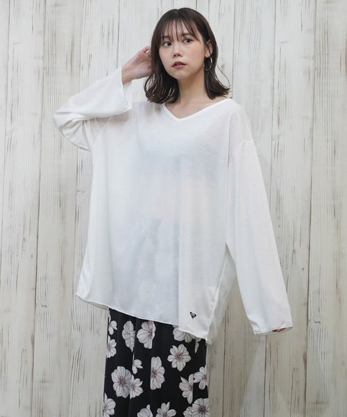 tシャツ ROXY/ロキシー 長袖ラッシュガード/着るUVケア/水陸両用 RLY251036 レディース ROXY/ロキシー 長袖ラッシュガード/着るUVケア/水陸両用