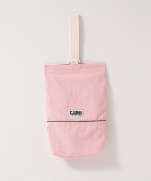 b・ROOM（ビールーム）の「【撥水加工】シューズバッグ（バックパック/リュック・キッズ・レッド/シルバーグレー/ライトカーキ/ベージュ/パープル/ラベンダー/ライトピンク/ブルー系その他2/ブラック/レモンイエロー・F）」の9枚目の写真