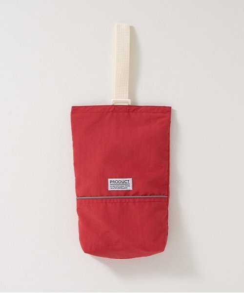 b・ROOM（ビールーム）の「【撥水加工】シューズバッグ（バックパック/リュック・キッズ・レッド/シルバーグレー/ライトカーキ/ベージュ/パープル/ラベンダー/ライトピンク/ブルー系その他2/ブラック/レモンイエロー・F）」の10枚目の写真