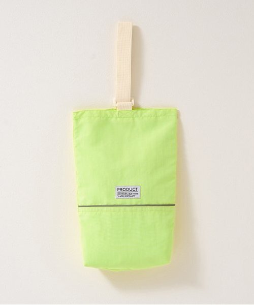 b・ROOM（ビールーム）の「【撥水加工】シューズバッグ（バックパック/リュック・キッズ・レッド/シルバーグレー/ライトカーキ/ベージュ/パープル/ラベンダー/ライトピンク/ブルー系その他2/ブラック/レモンイエロー・F）」の8枚目の写真