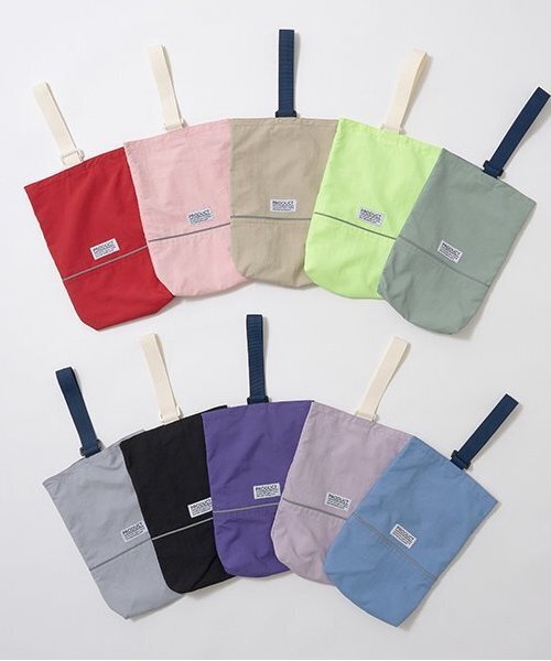 b・ROOM（ビールーム）の「【撥水加工】シューズバッグ（バックパック/リュック・キッズ・レッド/シルバーグレー/ライトカーキ/ベージュ/パープル/ラベンダー/ライトピンク/ブルー系その他2/ブラック/レモンイエロー・F）」の16枚目の写真