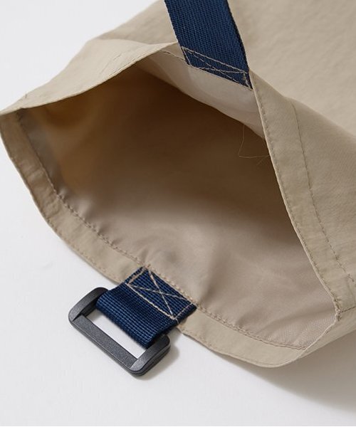 b・ROOM（ビールーム）の「【撥水加工】シューズバッグ（バックパック/リュック・キッズ・レッド/シルバーグレー/ライトカーキ/ベージュ/パープル/ラベンダー/ライトピンク/ブルー系その他2/ブラック/レモンイエロー・F）」の13枚目の写真