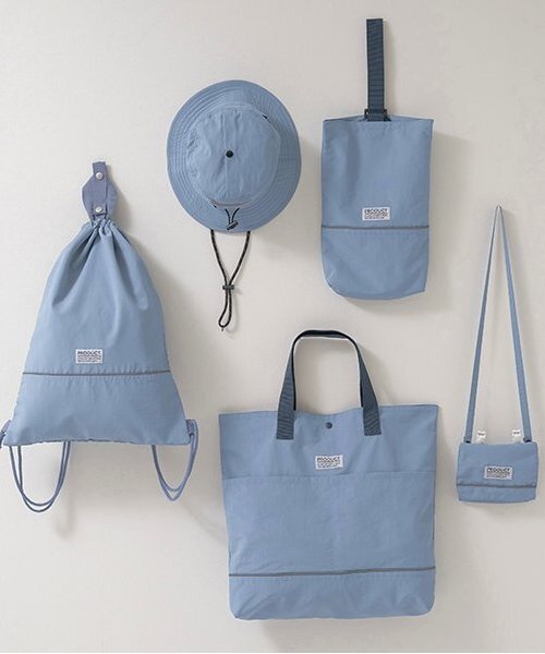 b・ROOM（ビールーム）の「【撥水加工】シューズバッグ（バックパック/リュック・キッズ・レッド/シルバーグレー/ライトカーキ/ベージュ/パープル/ラベンダー/ライトピンク/ブルー系その他2/ブラック/レモンイエロー・F）」の11枚目の写真