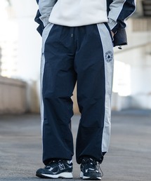 【at】〔THRASHER/スラッシャー〕OATH logo NYLON PANTS サイドライン ナイロンパンツ