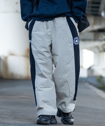 【at】〔THRASHER/スラッシャー〕OATH logo NYLON PANTS サイドライン ナイロンパンツ