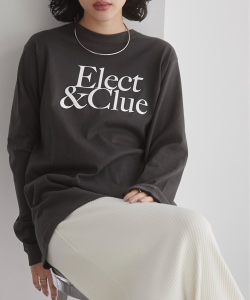 ANGIE(アンジー)の「フロッキーロゴ プリント ロンT(Tシャツ/カットソー・レディース・ライトベージュ/ライトピンク/スミクロ/ホワイト・MEDIUM/LARGE)」の3枚目の写真