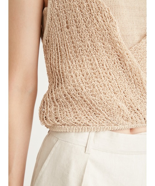 emmi（エミ）の「コードニットタンクトップ（ニット/セーター・レディース・ブラック/ライトベージュ/ターコイズブルー・FREE）」の20枚目の写真