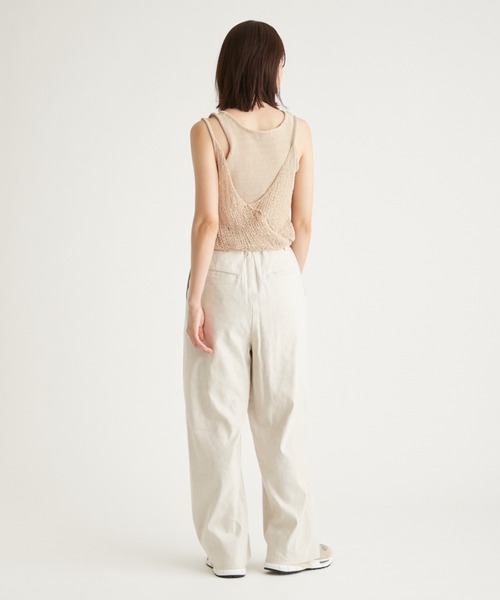 emmi（エミ）の「コードニットタンクトップ（ニット/セーター・レディース・ブラック/ライトベージュ/ターコイズブルー・FREE）」の16枚目の写真