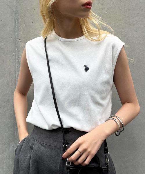 セール】【U.S. POLO ASSN.】限定商品 Beauty smooth sleeveless Tee