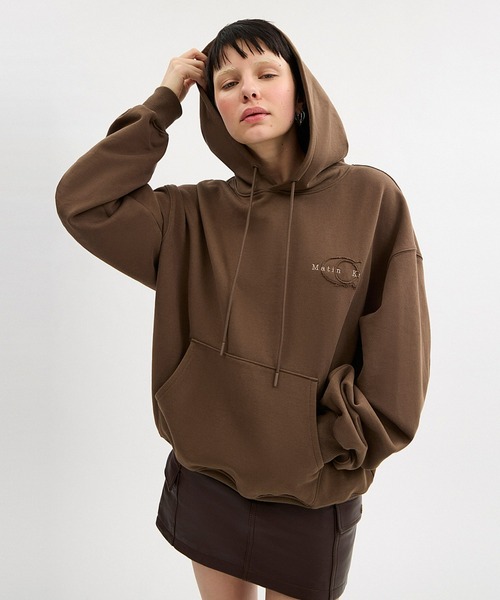 【美品 希少】コーチ エンブロイダード オーバーサイズド フーディー ブラック COACH（コーチ）の「【COACH MATIN KIM】エンブロイダード オーバー