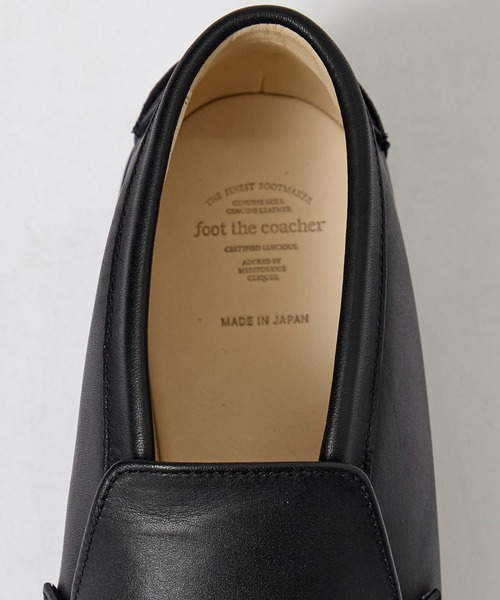 foot the coacher(フットザコーチャー)の「MID-CUT LOAFER(ドレスシューズ・メンズ・ブラック・8/9)」の5枚目の写真