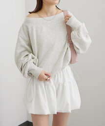 mline | [mline]オフショルドロストスウェット(Tシャツ/カットソー)