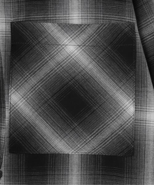 WEGO（ウィゴー）の「WEGO/【25年春夏新作】フードチェックBIGシャツ（シャツ/ブラウス・レディース・ネイビー/ブラック/レッド/サックスブルー・FREE）」の15枚目の写真